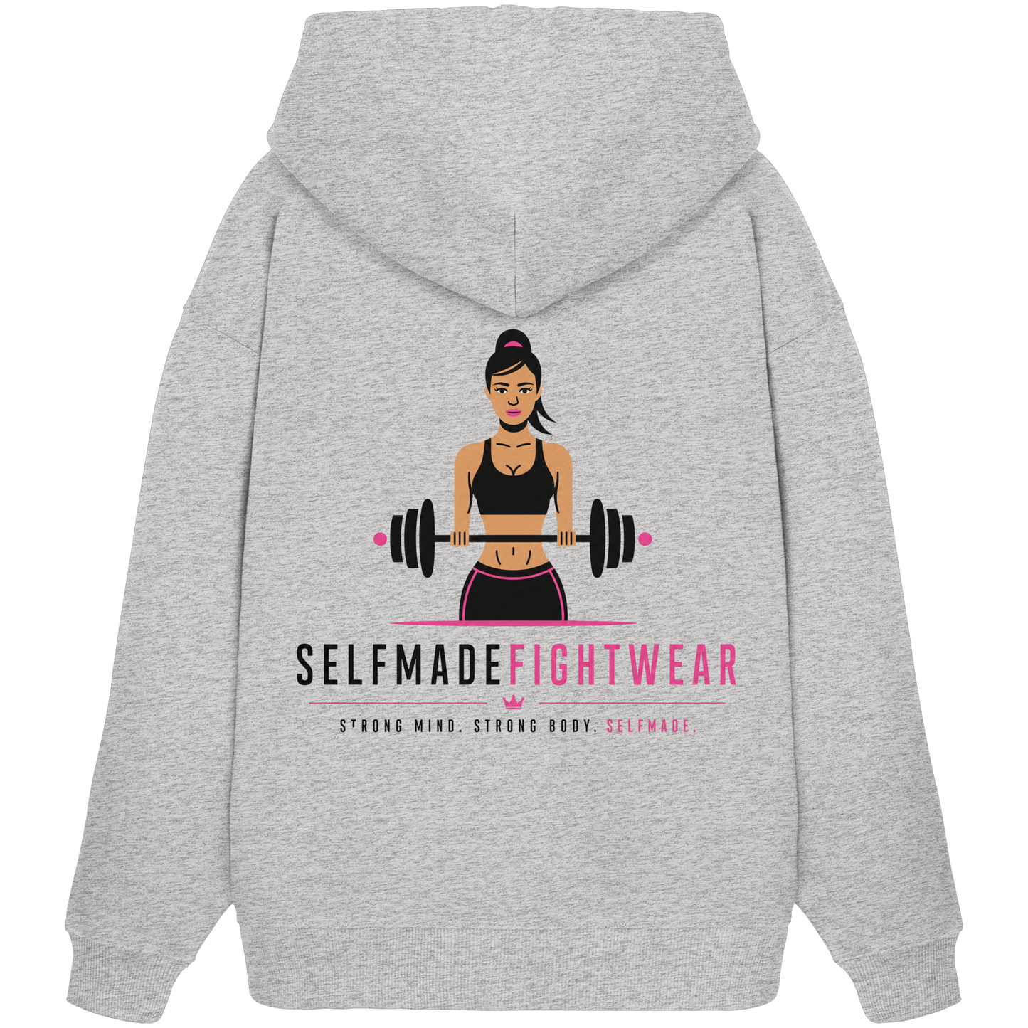 Women Fitness No3 - Organic Oversize Hoodie