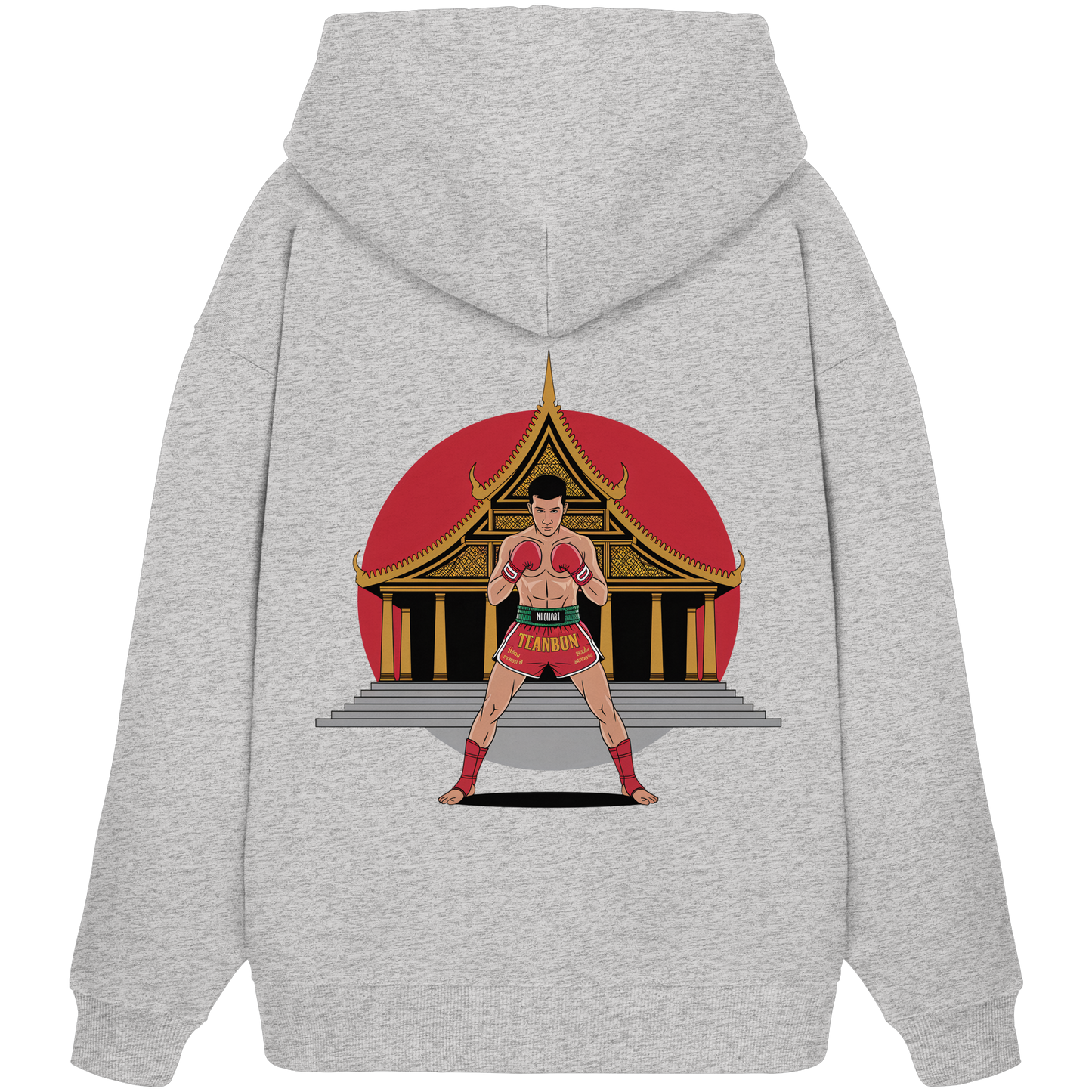 Tempel MuayThai No1 - Organic Oversize Hoodie