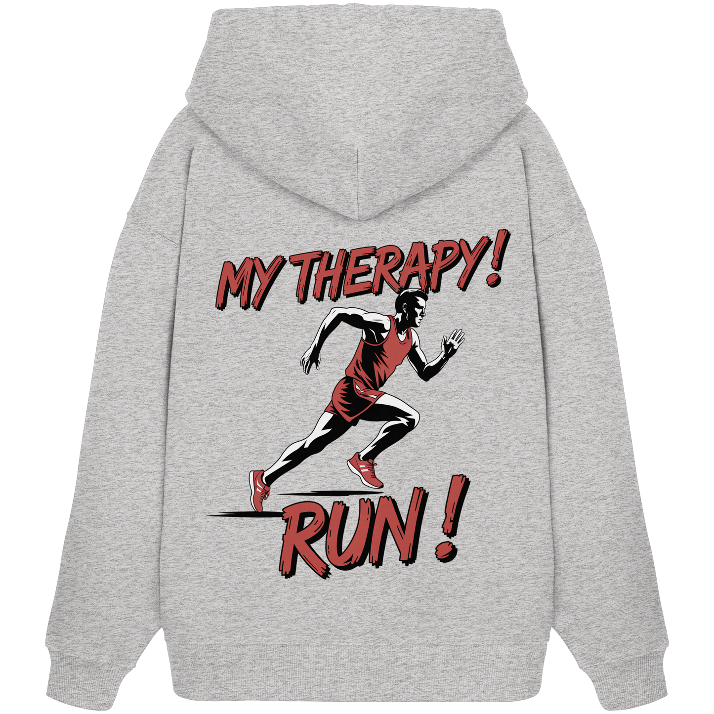 Therapy Run No3 - Organic Oversize Hoodie