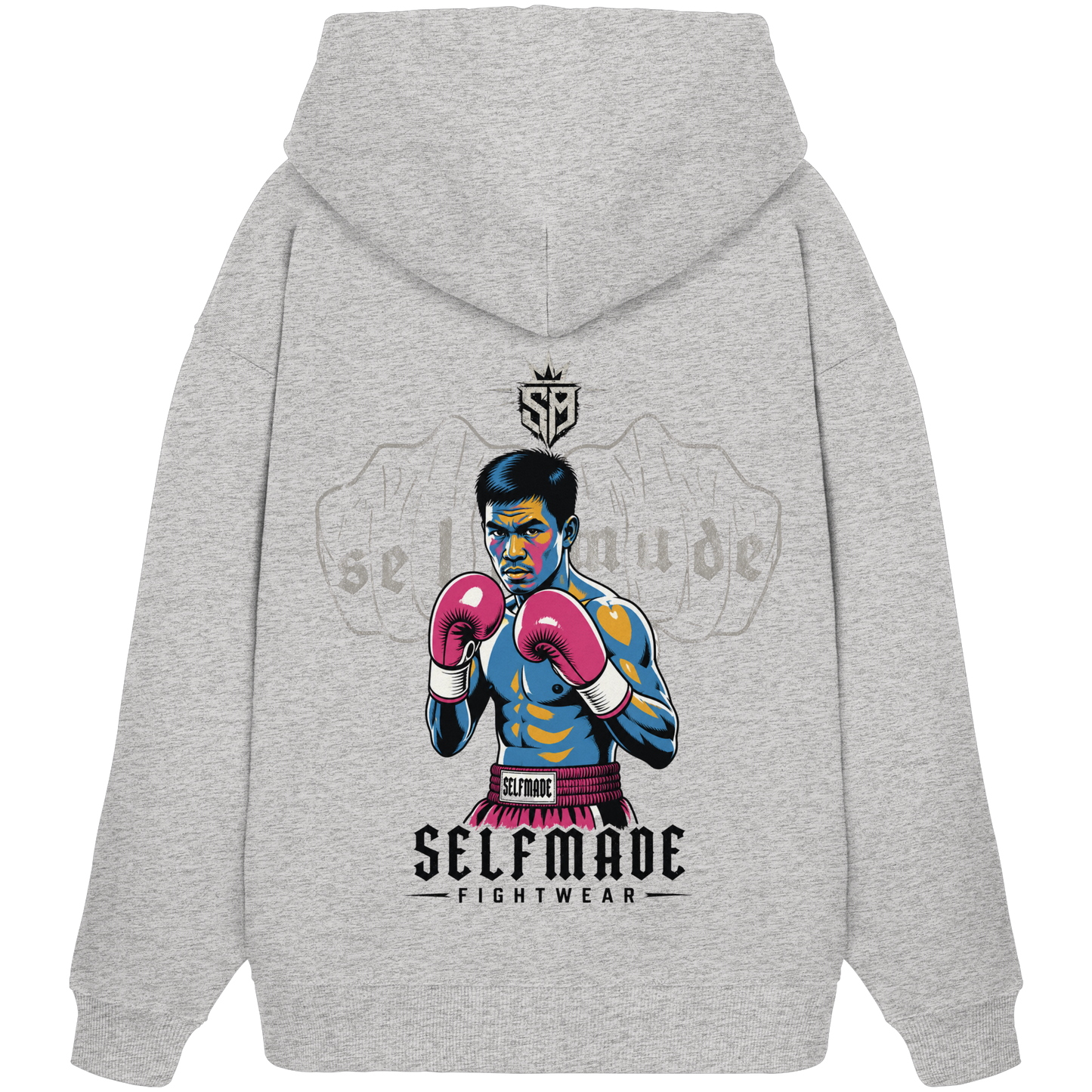 Fighter MuayThai No4 - Organic Oversize Hoodie
