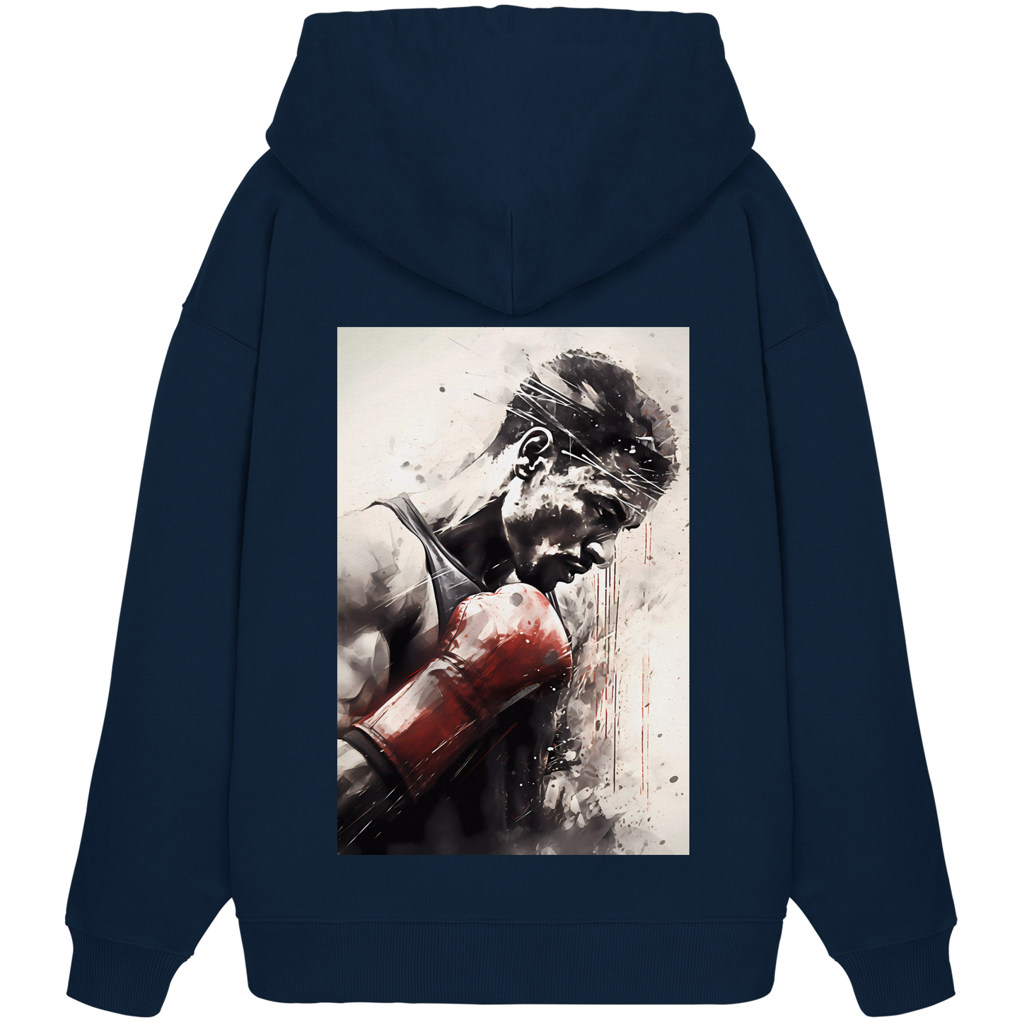 Real Boxing No2 - Organic Oversize Hoodie