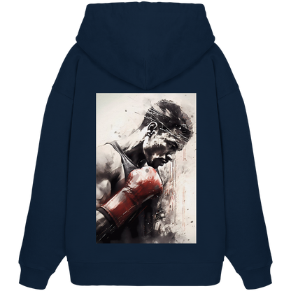 Real Boxing No2 - Organic Oversize Hoodie
