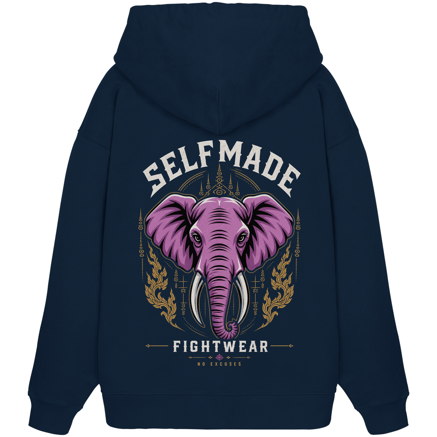 Elephant Animal No3 - Organic Oversize Hoodie