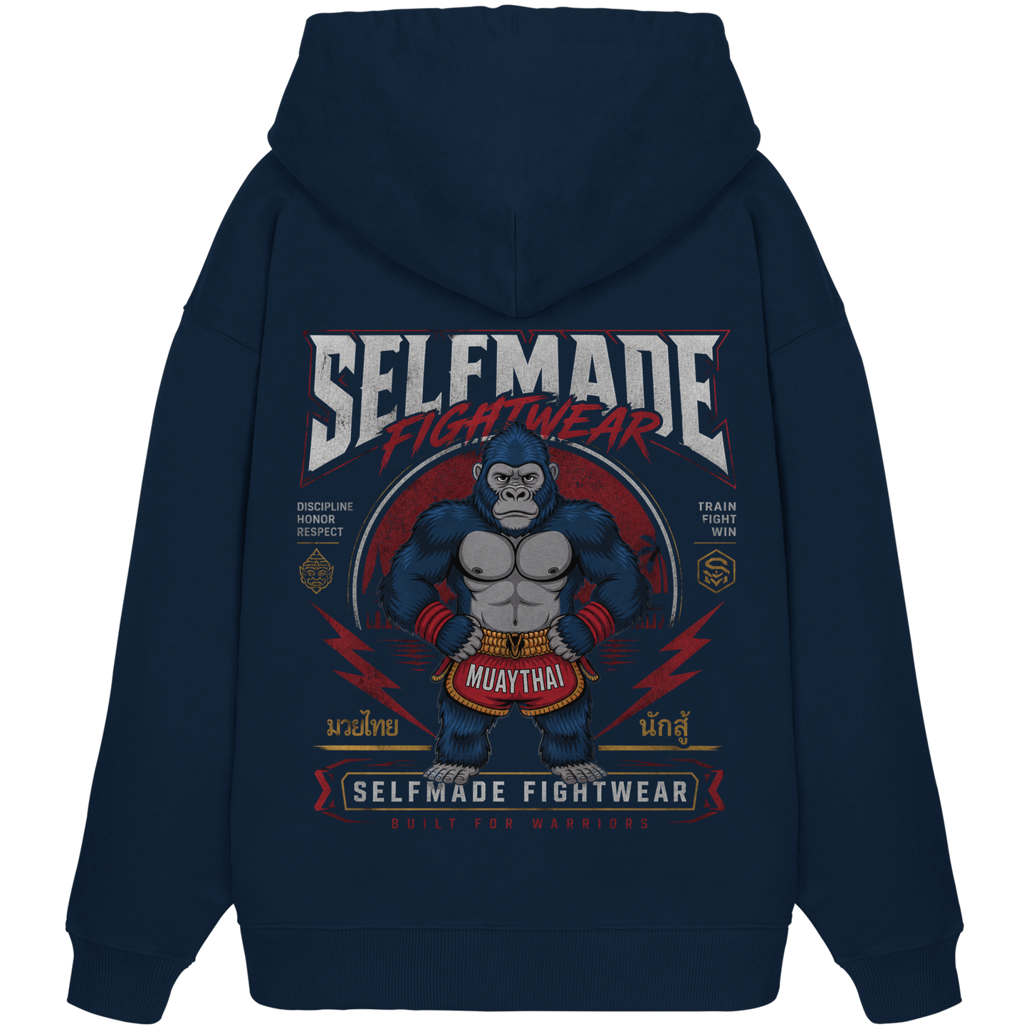 Gorilla Animal No5 - Organic Oversize Hoodie