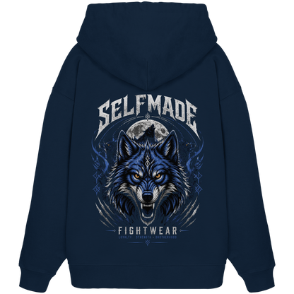 Wolf Animal No2 - Organic Oversize Hoodie