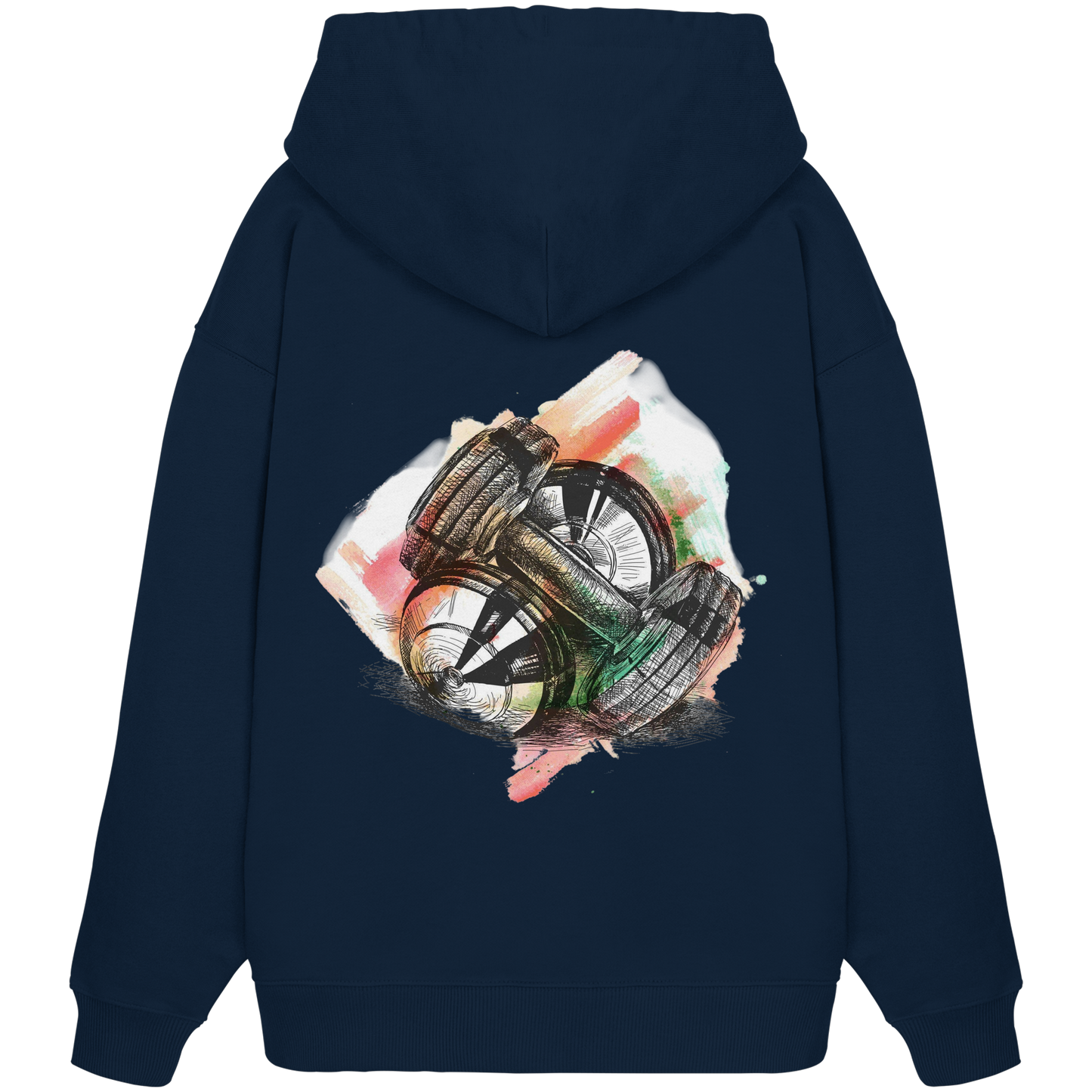 Hantel Gym No1 - Organic Oversize Hoodie