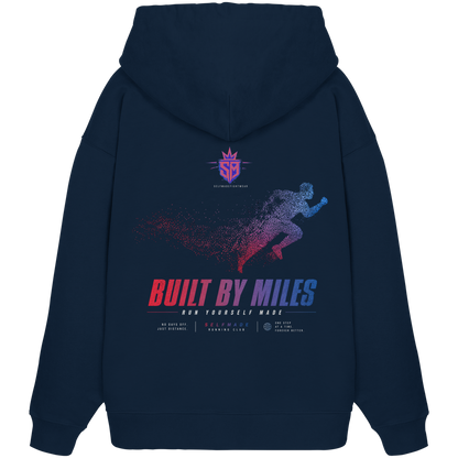 Pixel Run No2 - Organic Oversize Hoodie
