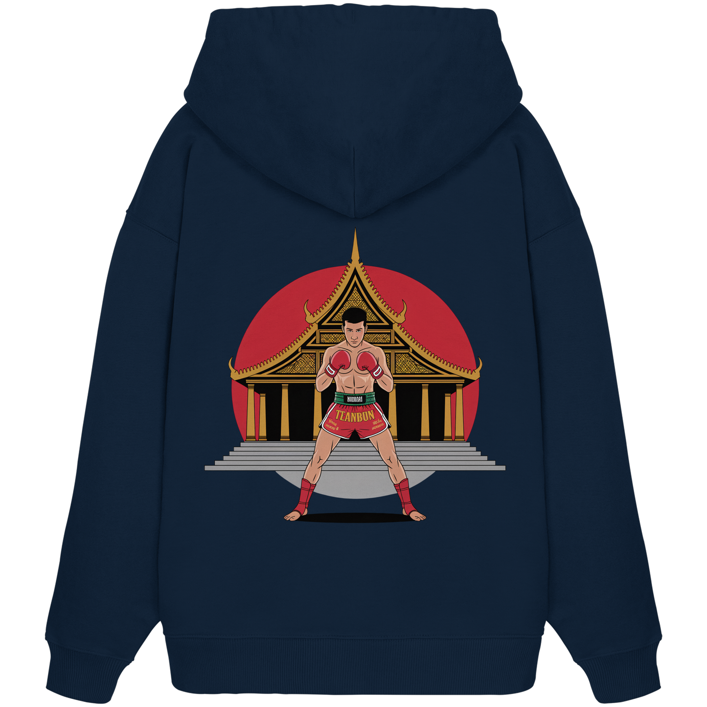Tempel MuayThai No1 - Organic Oversize Hoodie