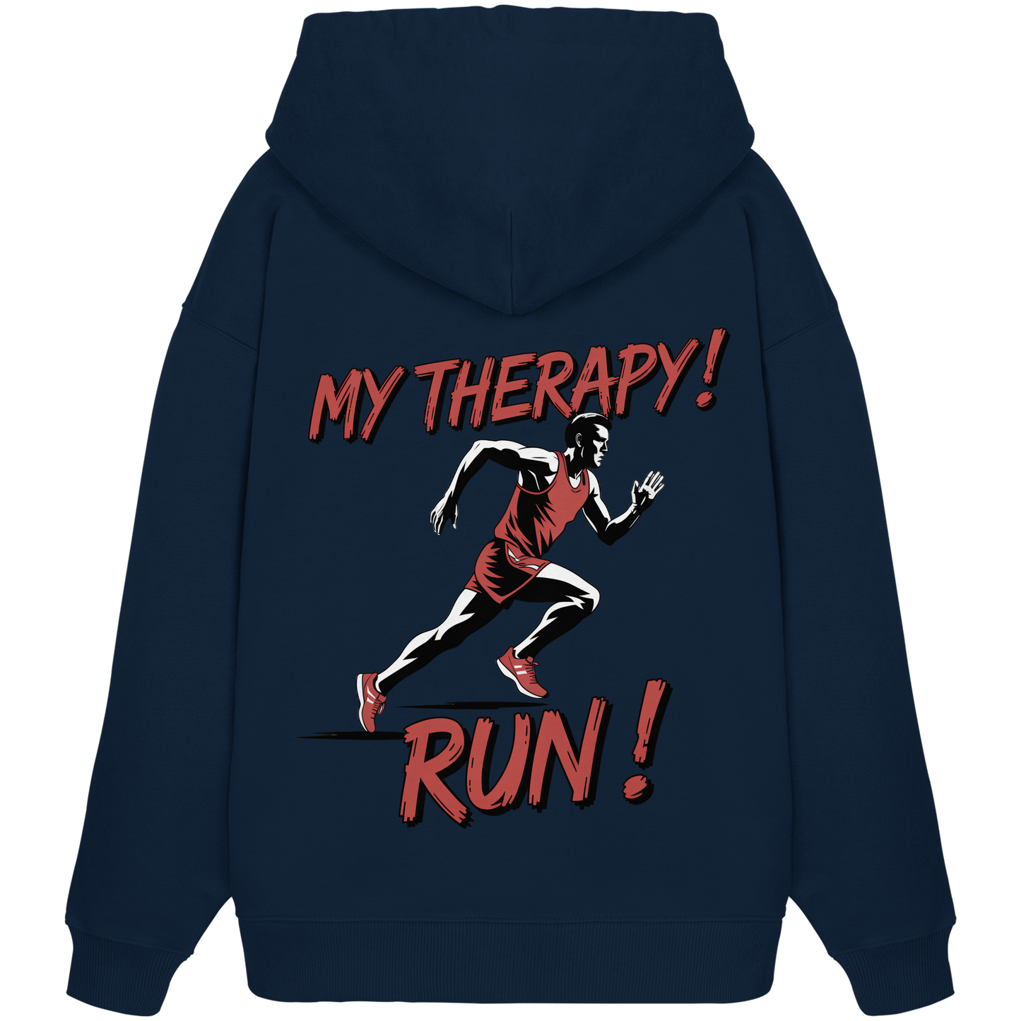 Therapy Run No3 - Organic Oversize Hoodie