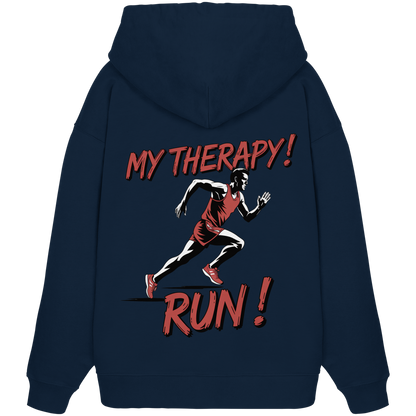 Therapy Run No3 - Organic Oversize Hoodie