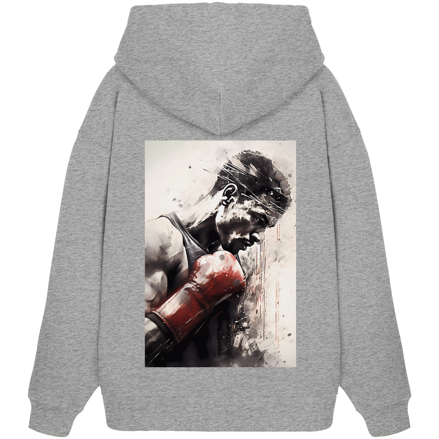 Real Boxing No2 - Organic Oversize Hoodie