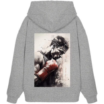 Real Boxing No2 - Organic Oversize Hoodie