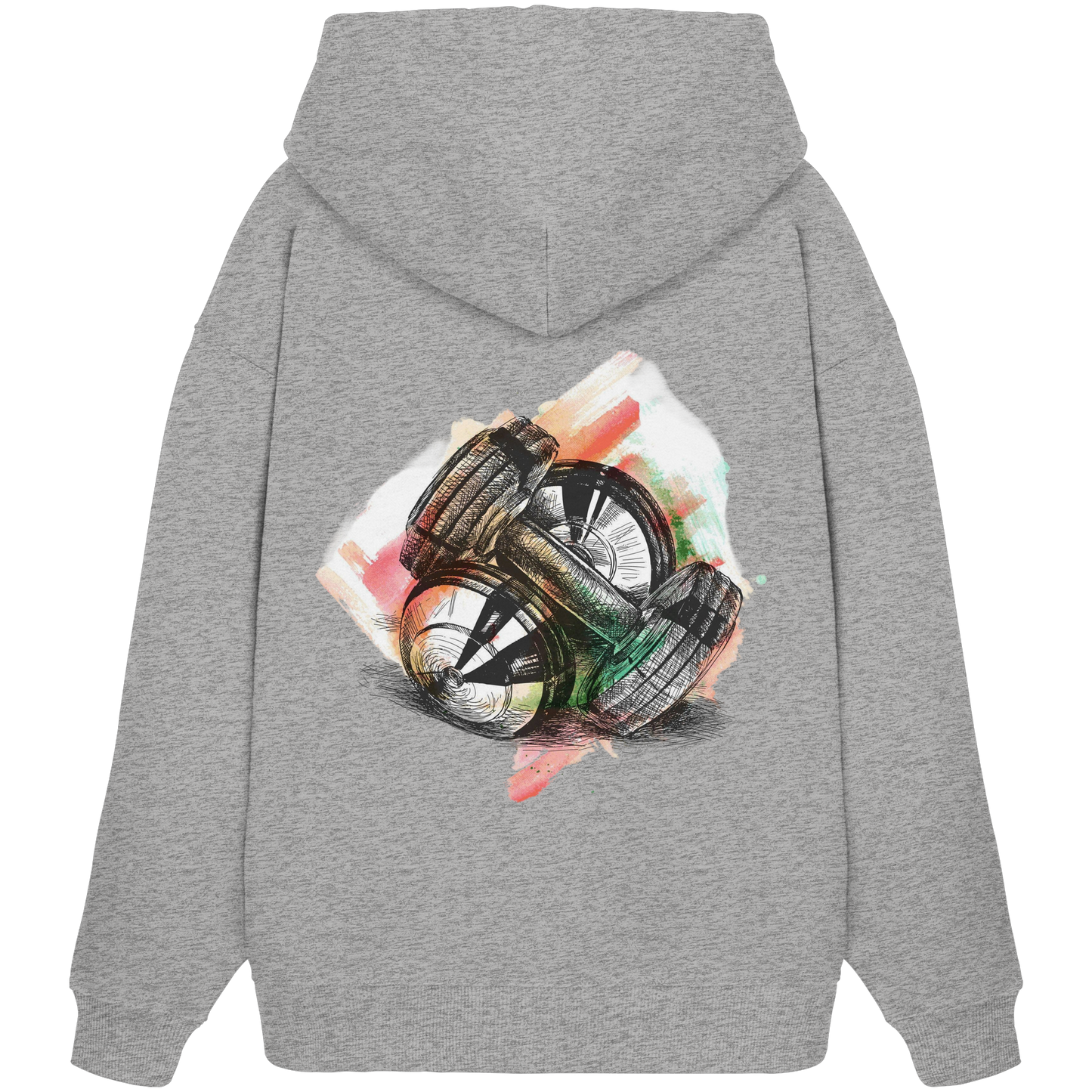 Hantel Gym No1 - Organic Oversize Hoodie