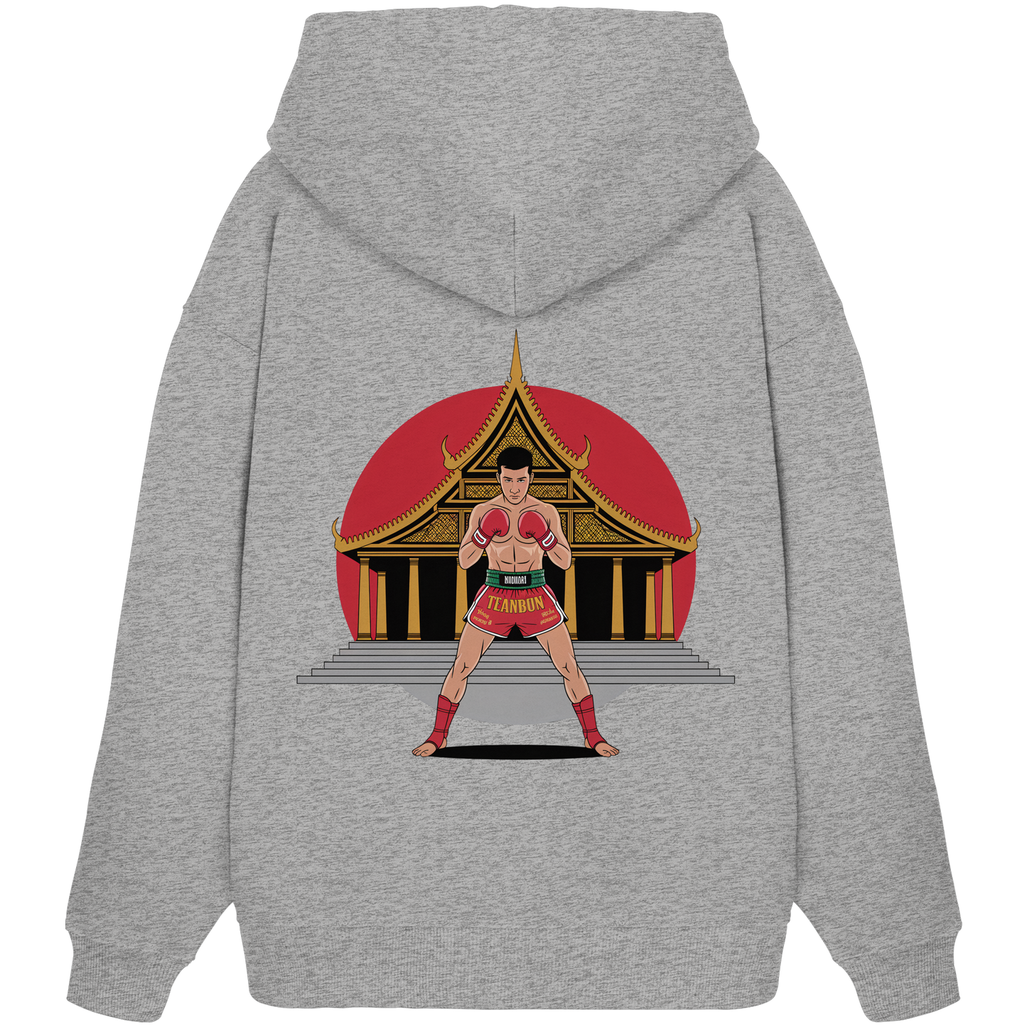 Tempel MuayThai No1 - Organic Oversize Hoodie