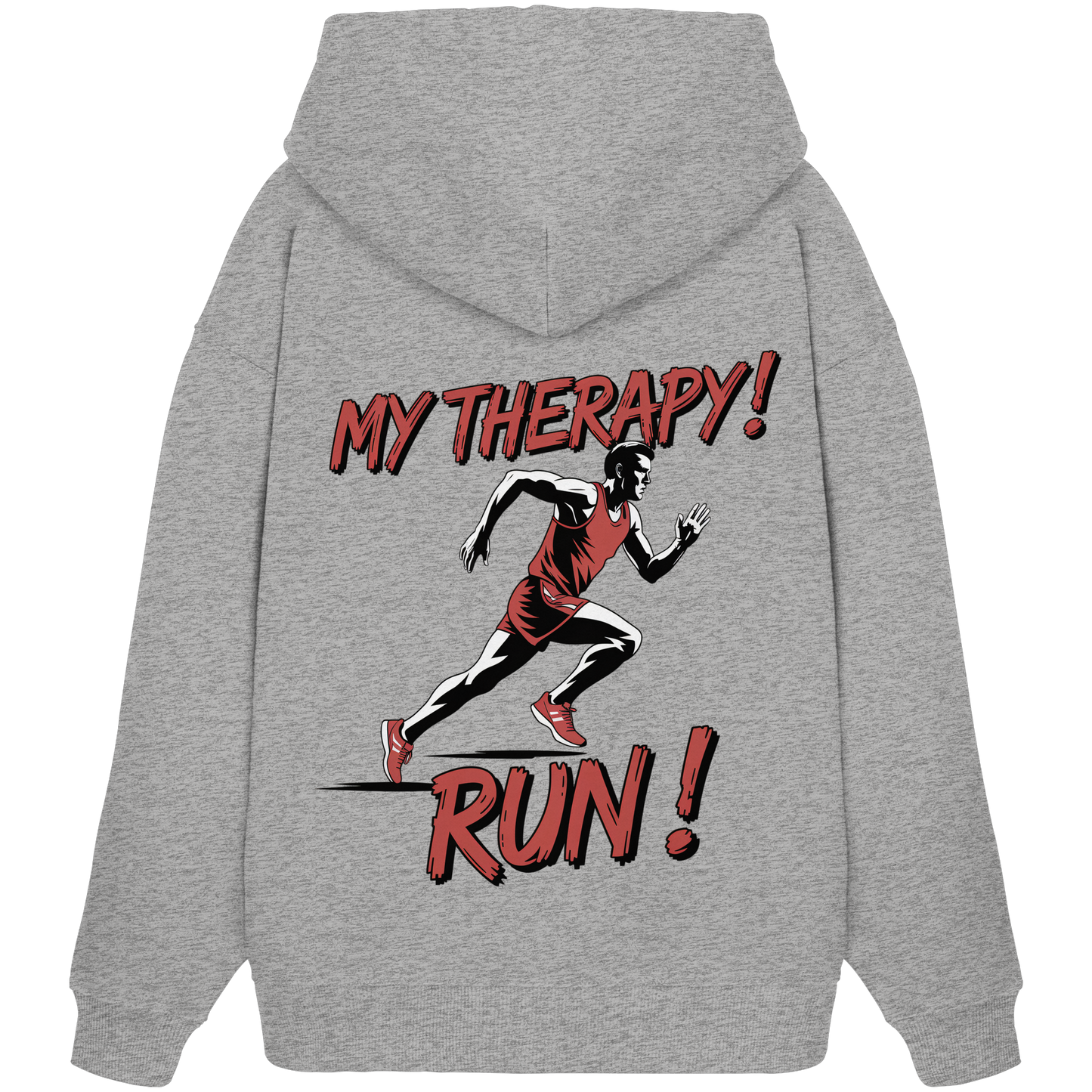 Therapy Run No3 - Organic Oversize Hoodie