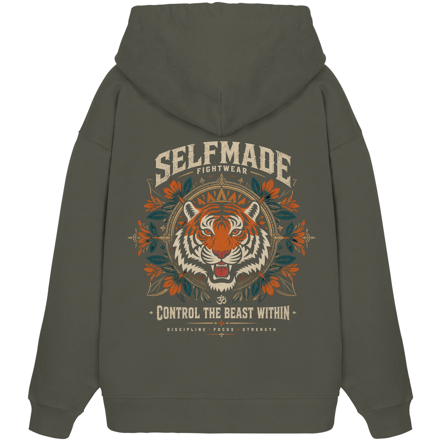 Tiger Animal No1 - Organic Oversize Hoodie