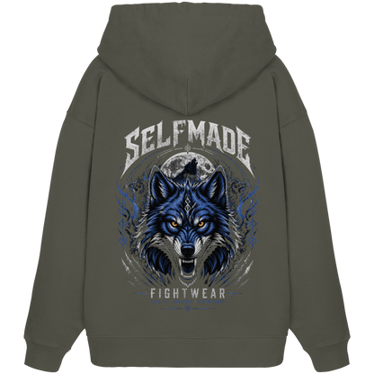 Wolf Animal No2 - Organic Oversize Hoodie