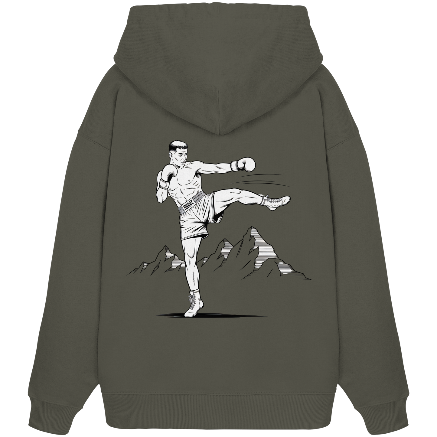 Kickboxer MuayThai No3 - Organic Oversize Hoodie