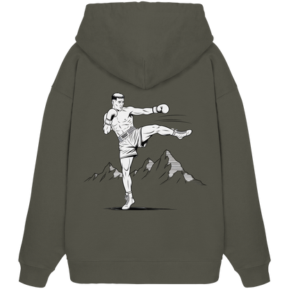 Kickboxer MuayThai No3 - Organic Oversize Hoodie