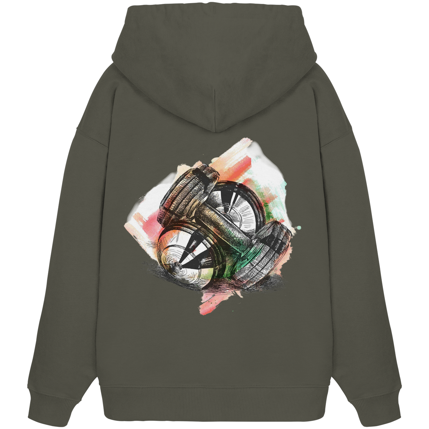 Hantel Gym No1 - Organic Oversize Hoodie