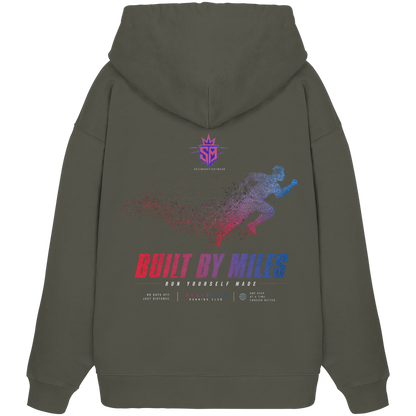 Pixel Run No2 - Organic Oversize Hoodie