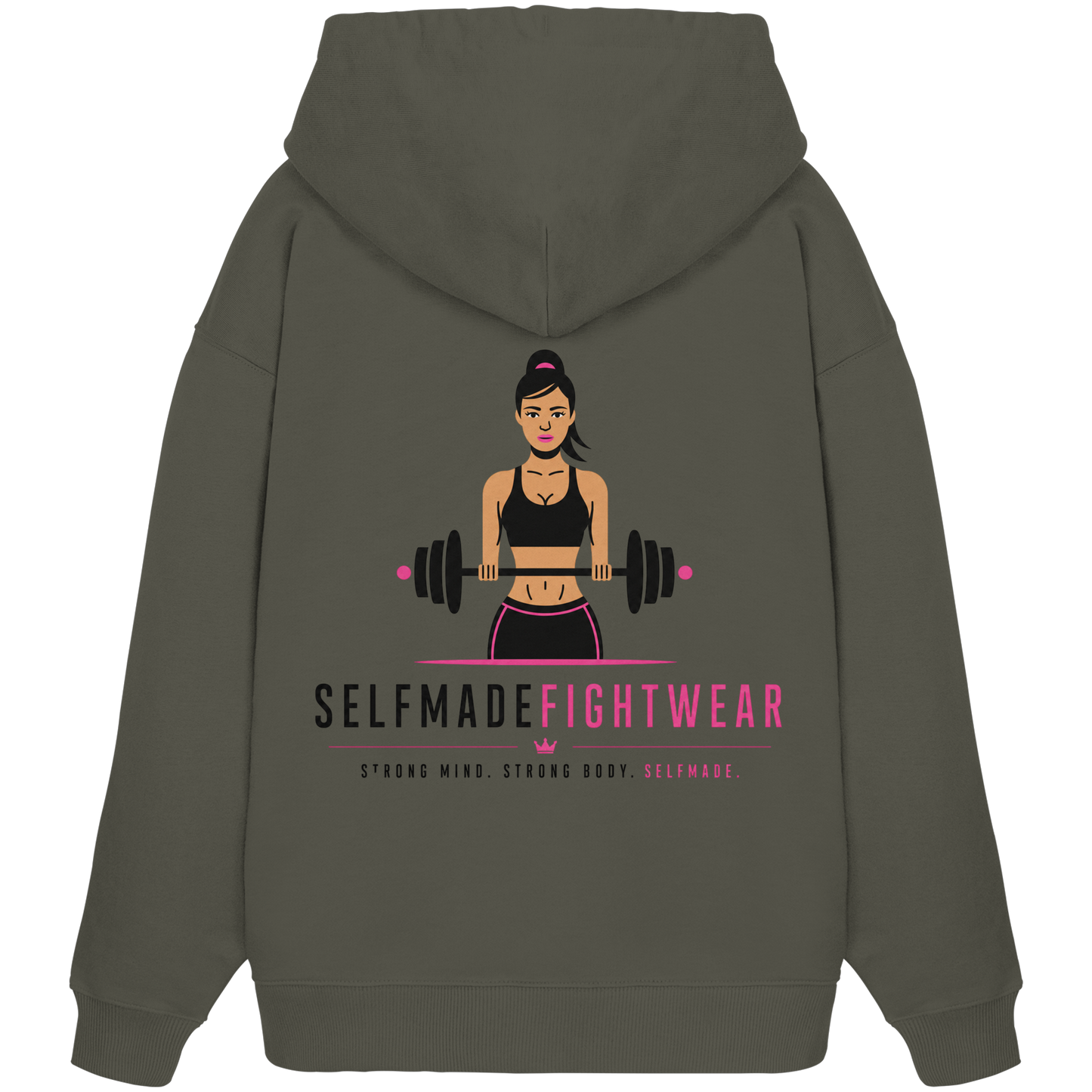Women Fitness No3 - Organic Oversize Hoodie