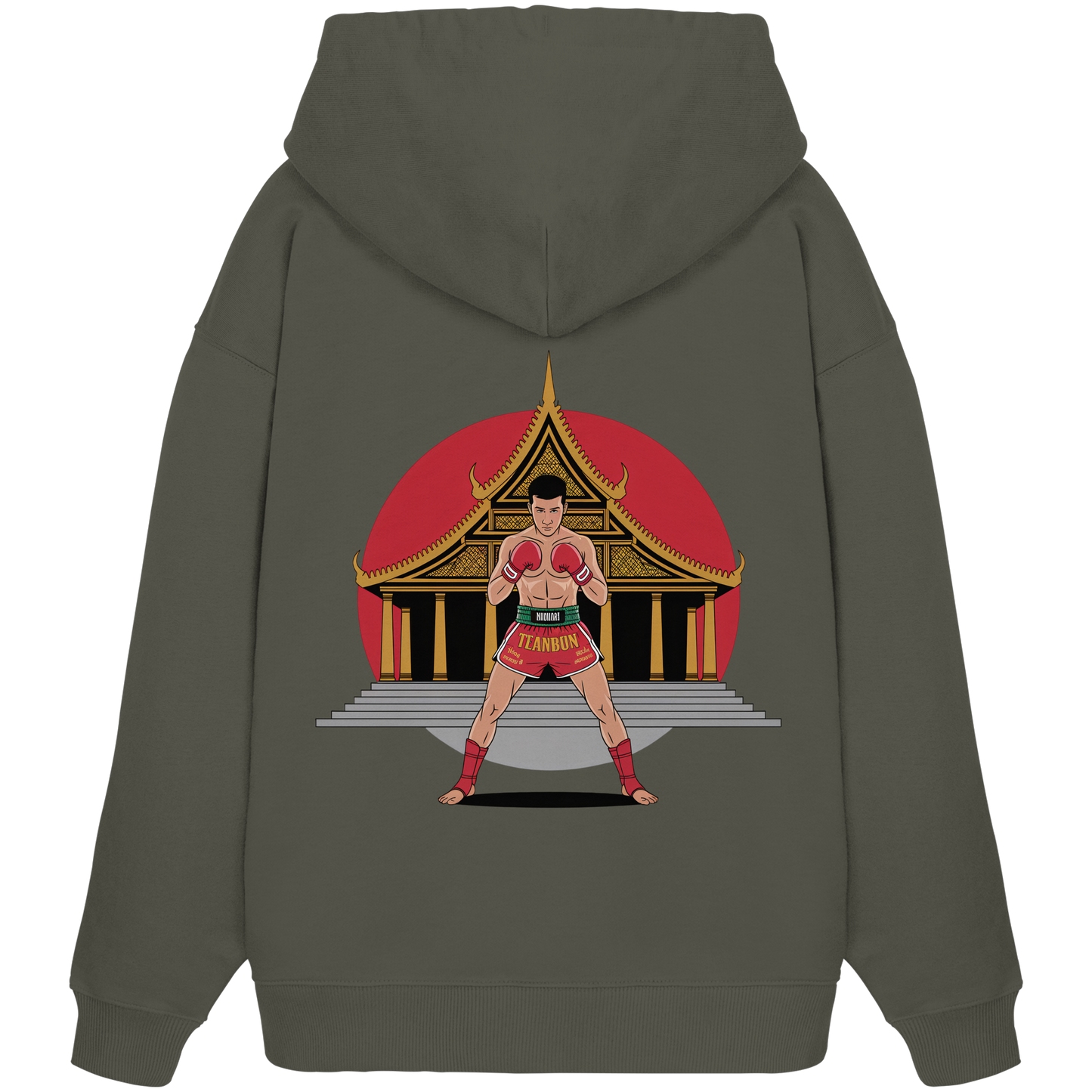 Tempel MuayThai No1 - Organic Oversize Hoodie