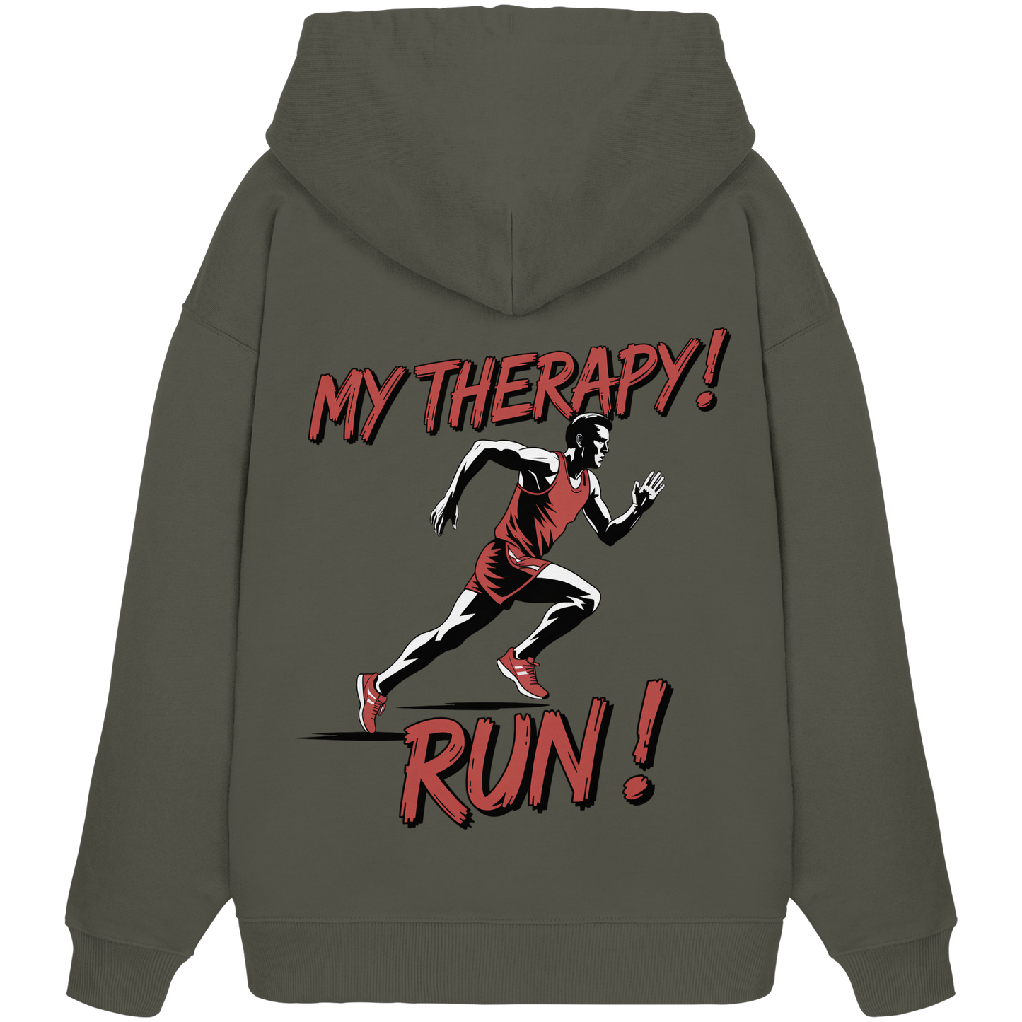 Therapy Run No3 - Organic Oversize Hoodie