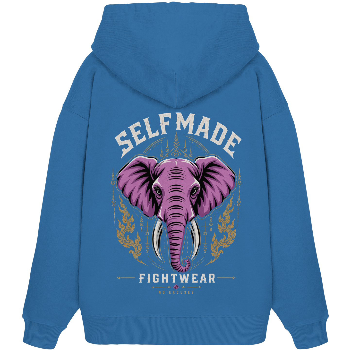 Elephant Animal No3 - Organic Oversize Hoodie
