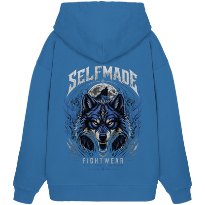 Wolf Animal No2 - Organic Oversize Hoodie