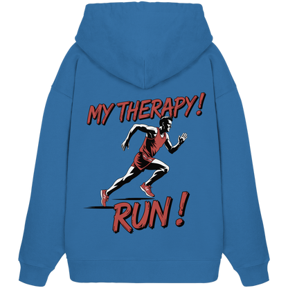 Therapy Run No3 - Organic Oversize Hoodie