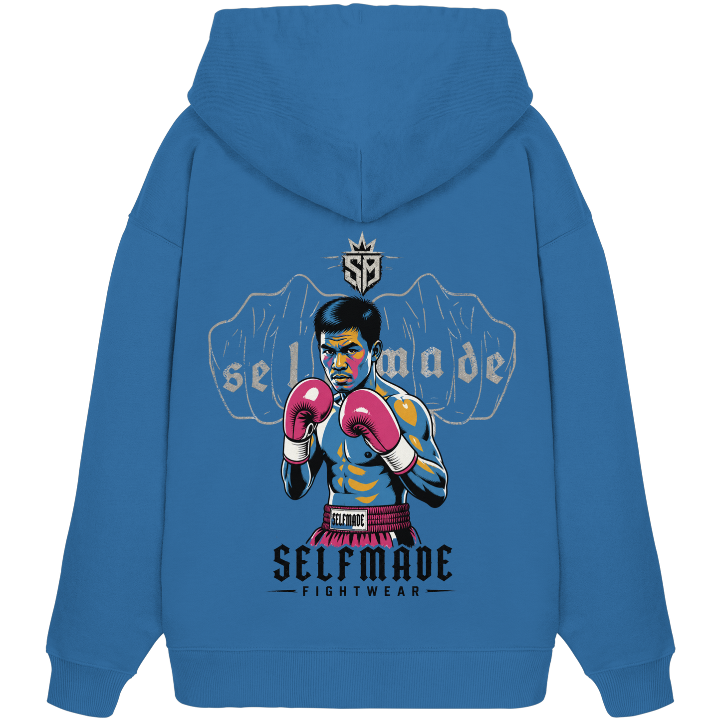 Fighter MuayThai No4 - Organic Oversize Hoodie