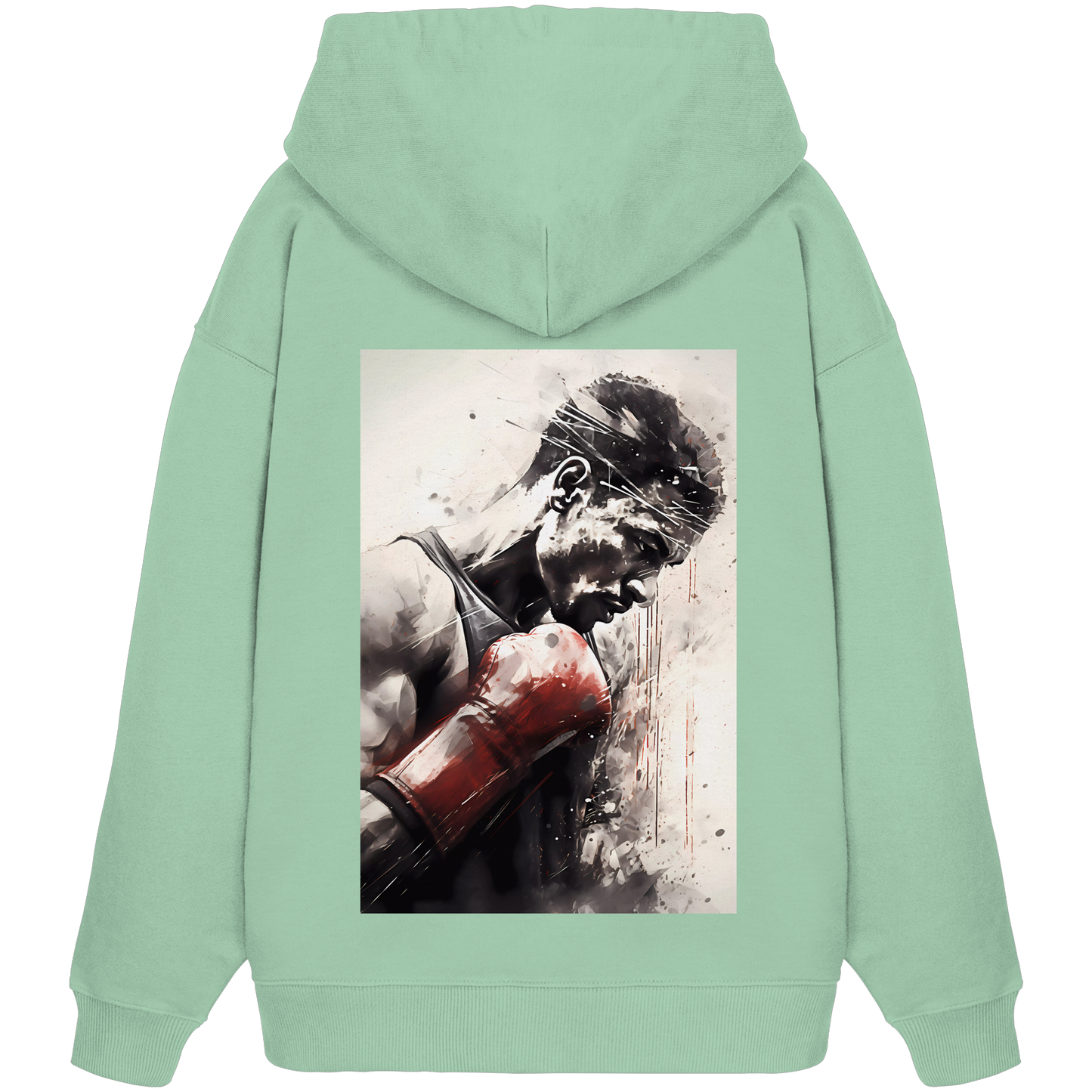 Real Boxing No2 - Organic Oversize Hoodie