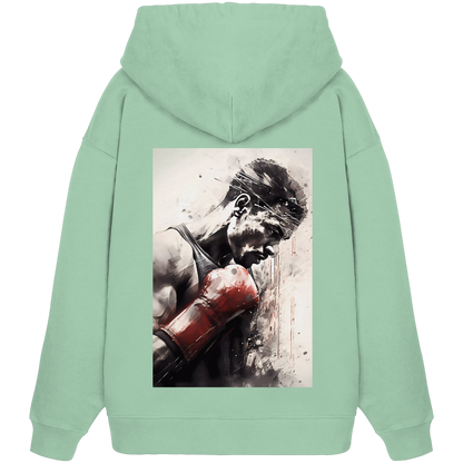Real Boxing No2 - Organic Oversize Hoodie