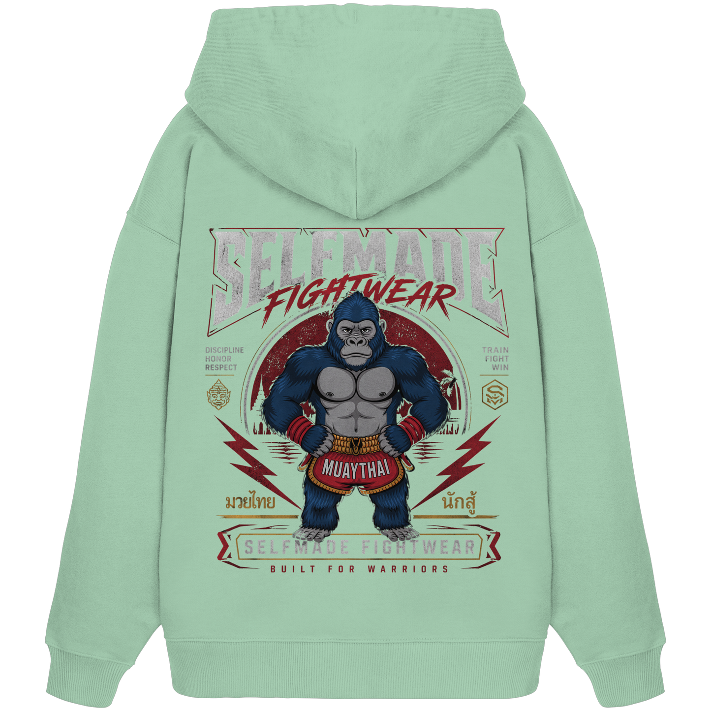 Gorilla Animal No5 - Organic Oversize Hoodie
