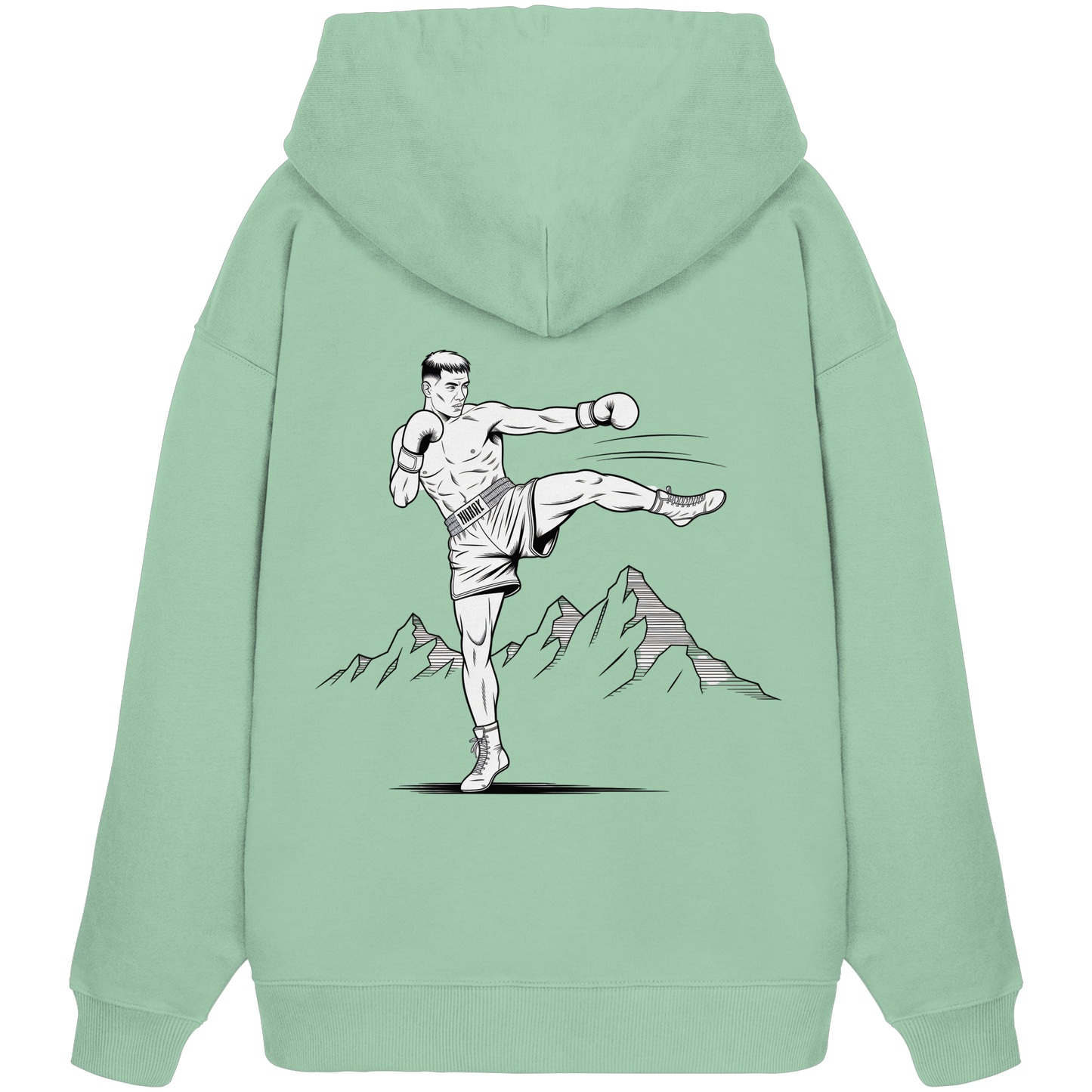 Kickboxer MuayThai No3 - Organic Oversize Hoodie