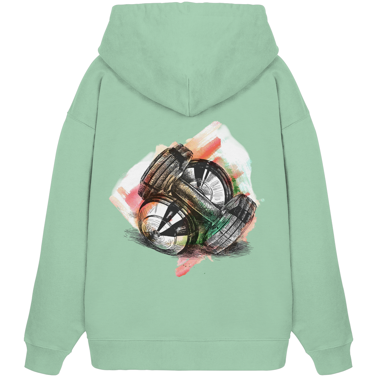 Hantel Gym No1 - Organic Oversize Hoodie