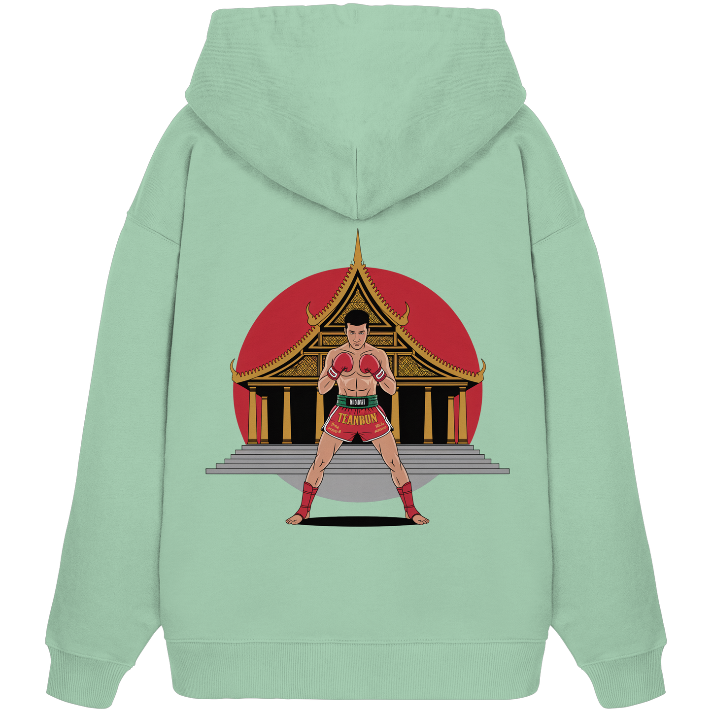 Tempel MuayThai No1 - Organic Oversize Hoodie