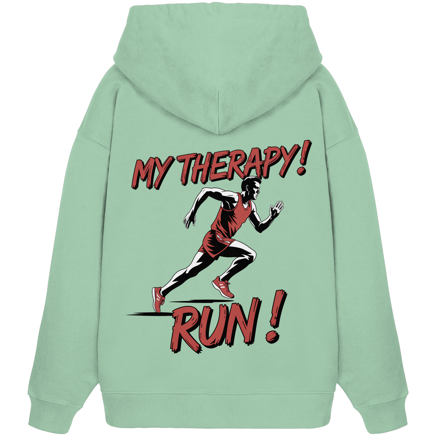Therapy Run No3 - Organic Oversize Hoodie
