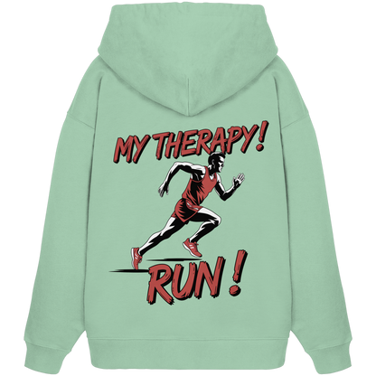Therapy Run No3 - Organic Oversize Hoodie