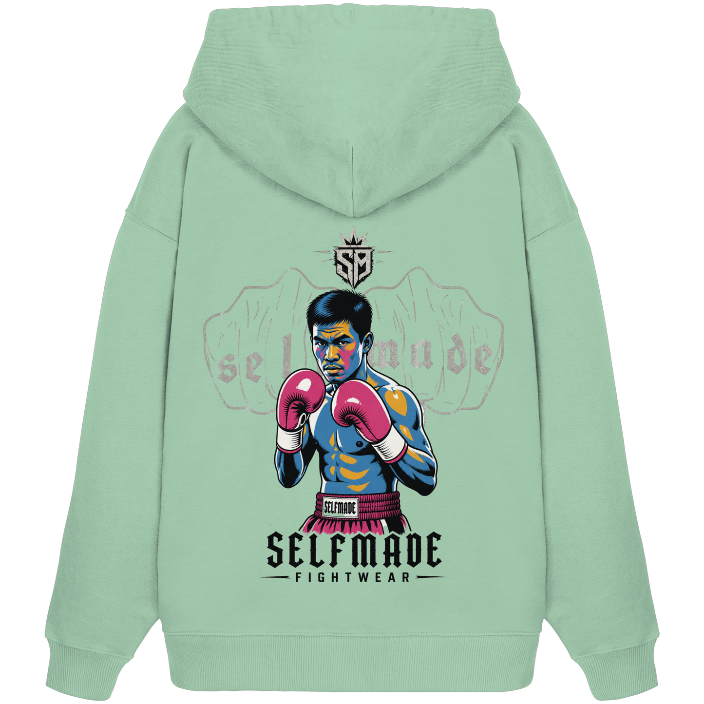 Fighter MuayThai No4 - Organic Oversize Hoodie
