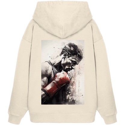 Real Boxing No2 - Organic Oversize Hoodie