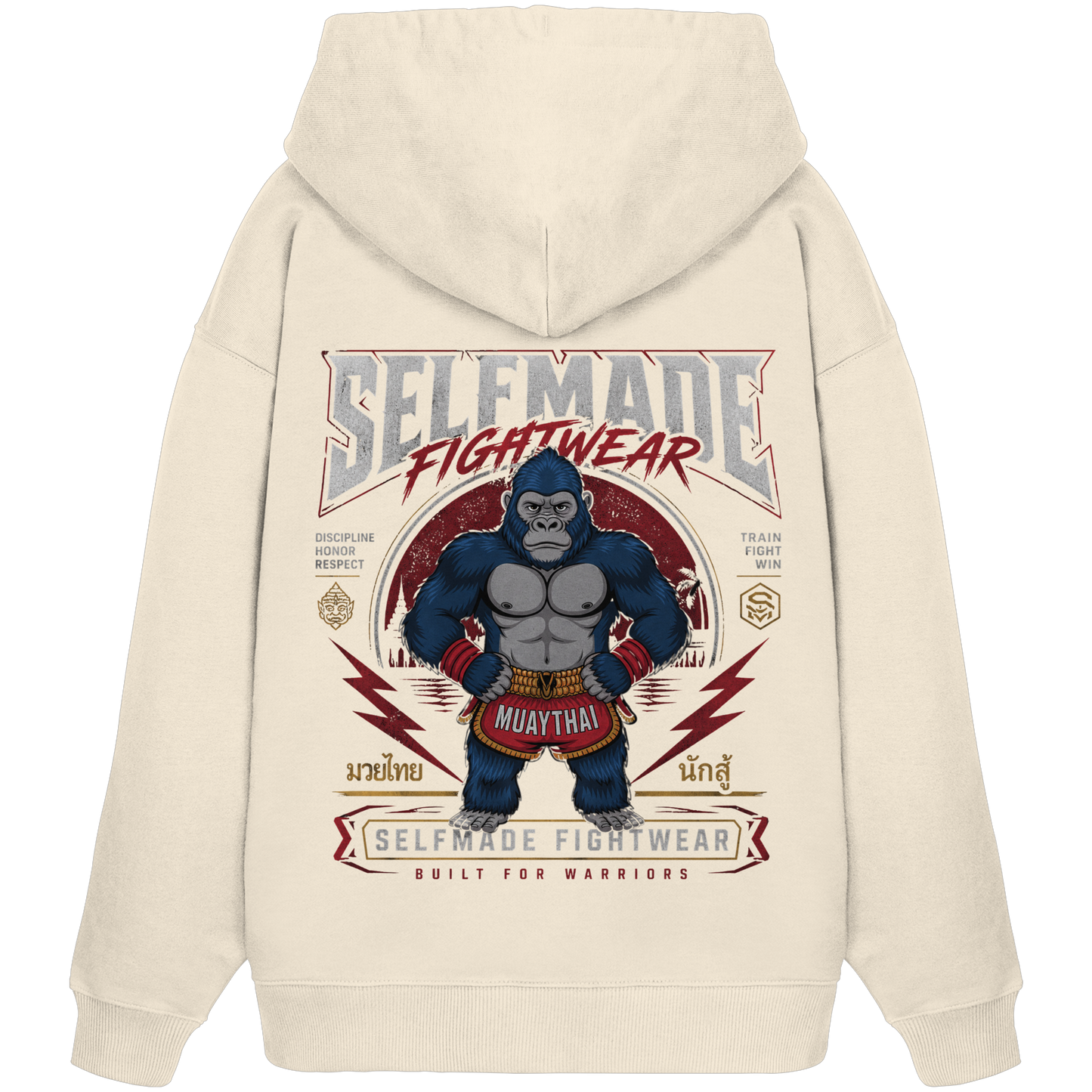 Gorilla Animal No5 - Organic Oversize Hoodie