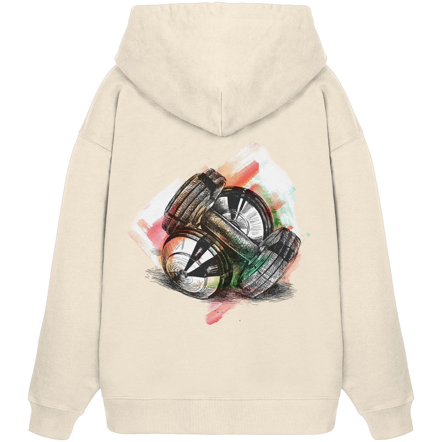 Hantel Gym No1 - Organic Oversize Hoodie