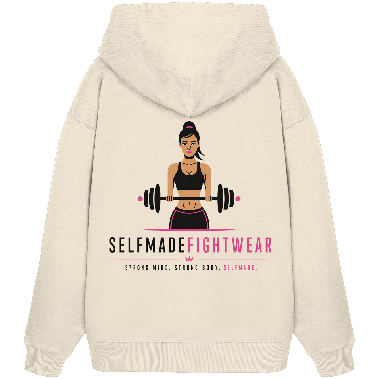 Women Fitness No3 - Organic Oversize Hoodie