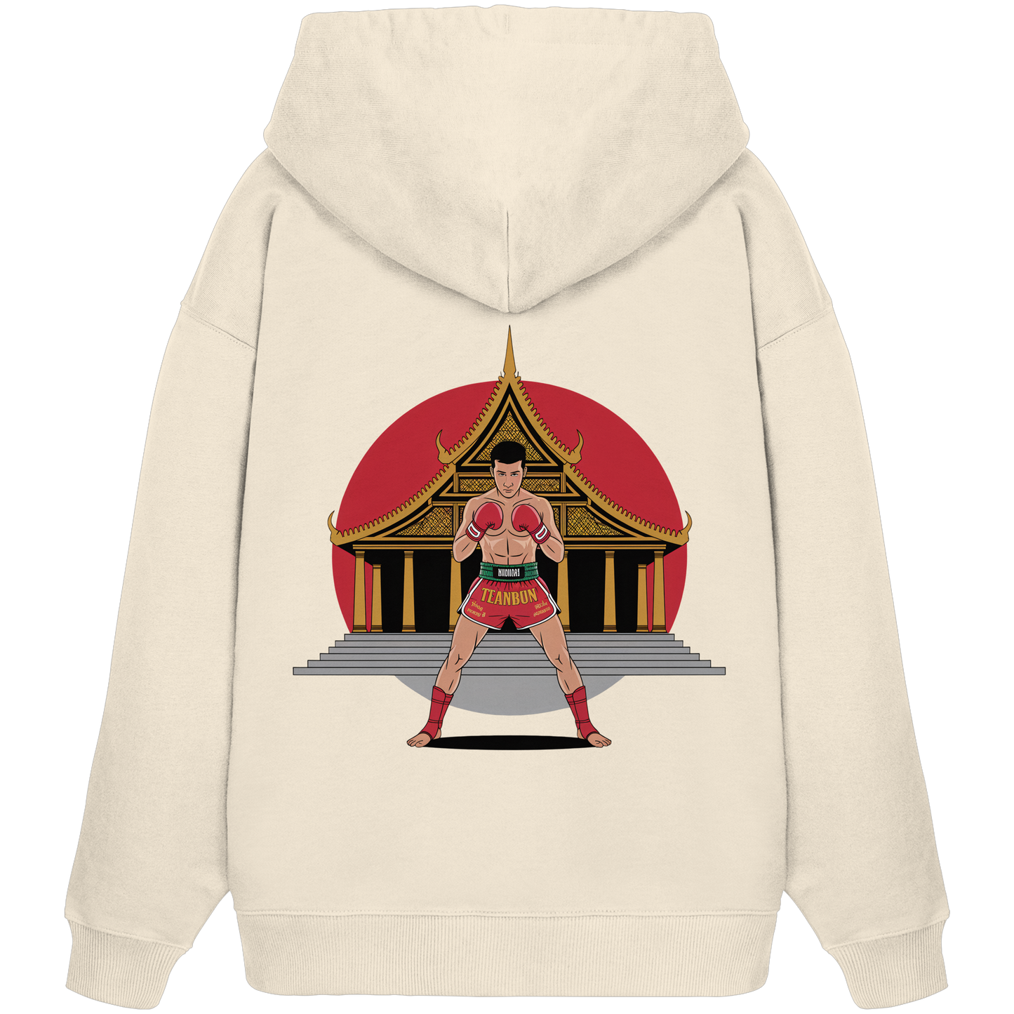 Tempel MuayThai No1 - Organic Oversize Hoodie