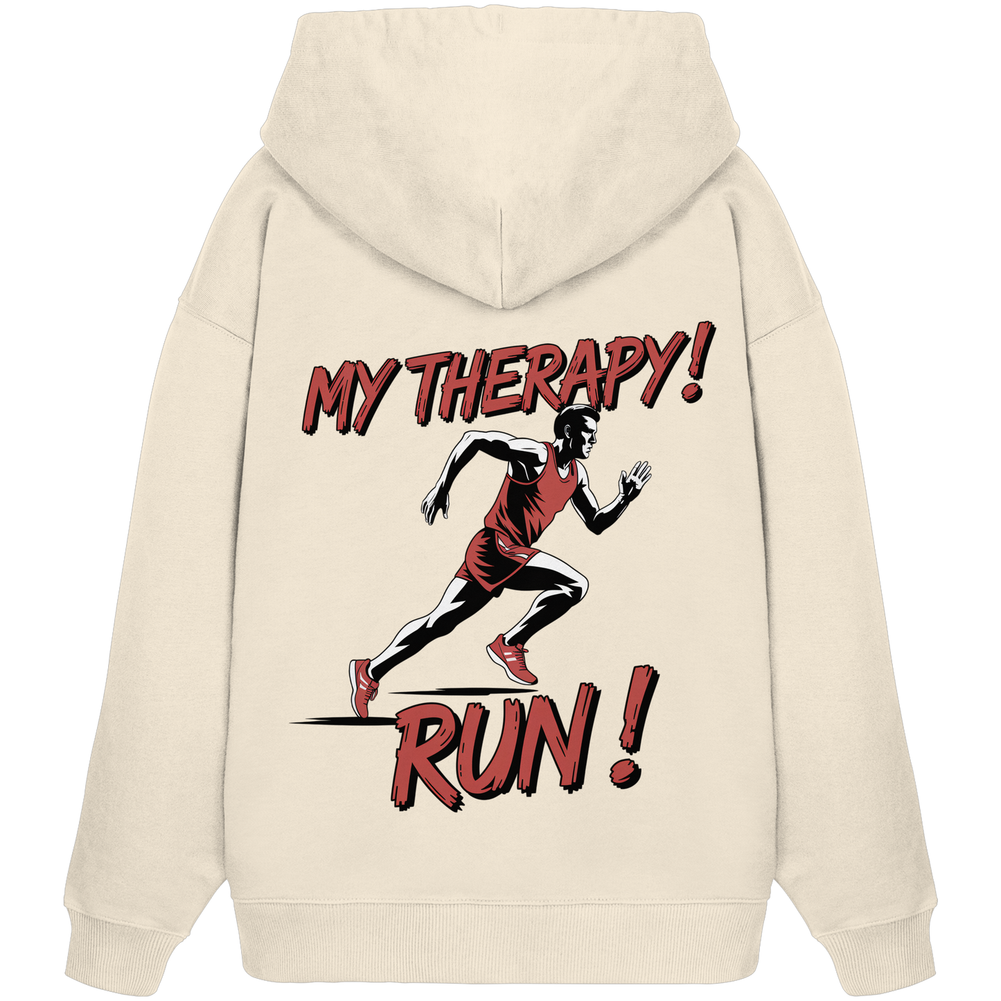Therapy Run No3 - Organic Oversize Hoodie