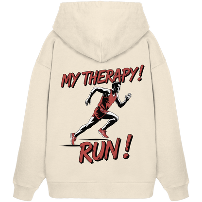 Therapy Run No3 - Organic Oversize Hoodie