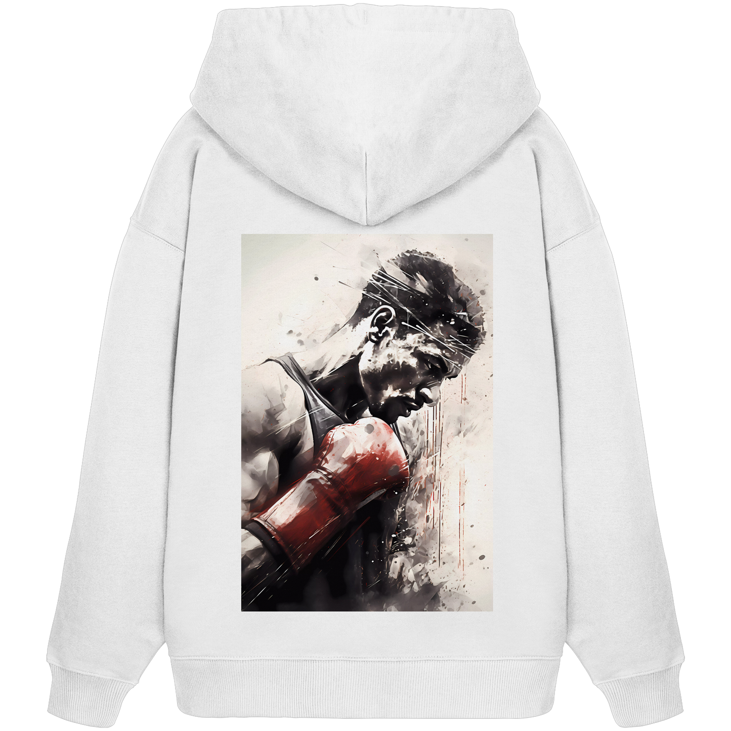 Real Boxing No2 - Organic Oversize Hoodie