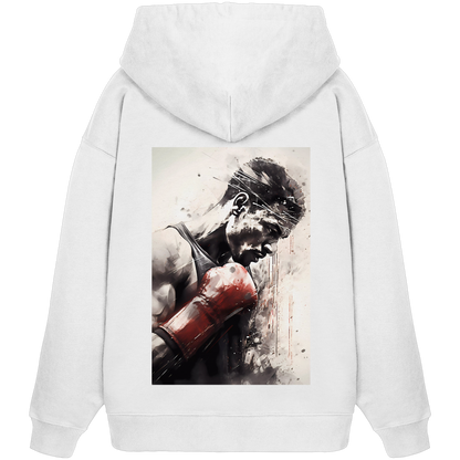 Real Boxing No2 - Organic Oversize Hoodie